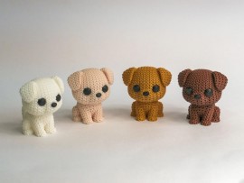 Chaveiro Cachorro de Tric� 3D